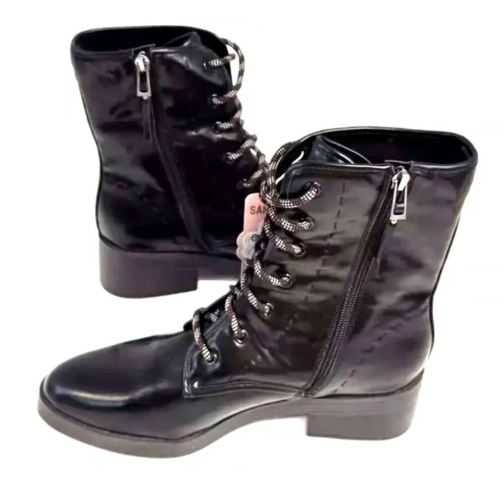 Women's Size: 9 Melanie Lace Up Boots . Sam & Libby . New In The Box